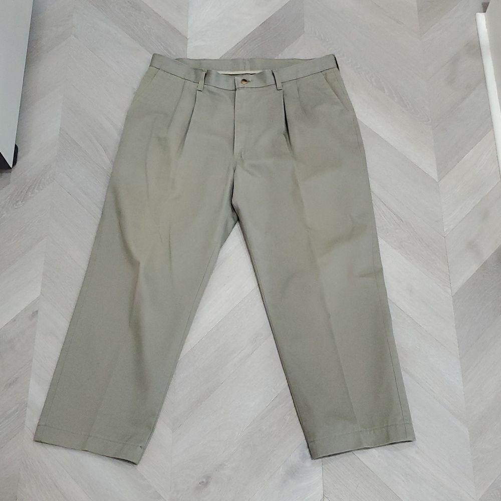 100% Cotton dress pants in Grey from Timber Creek by Wrangler, size 38x30